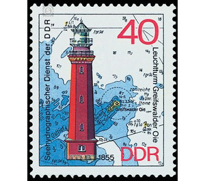 Lighthouses  - Germany / German Democratic Republic 1974 - 40 Pfennig