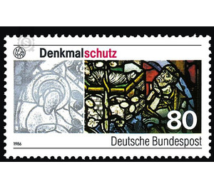 listed  - Germany / Federal Republic of Germany 1986 - 80 Pfennig