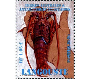 Lobster with Tag - French Australian and Antarctic Territories 2020 - 1.05