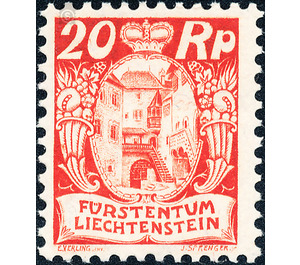 lock  - Liechtenstein 1926 - 20 Rappen