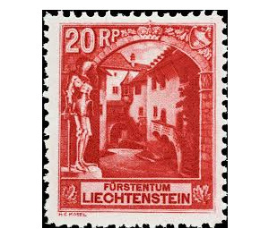 lock  - Liechtenstein 1930 - 20 Rappen