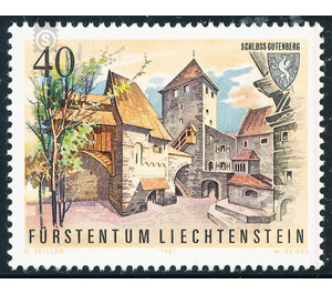 lock  - Liechtenstein 1981 - 40 Rappen