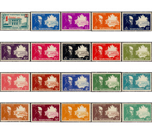 London Issue - Caribbean / Martinique 1945 Set