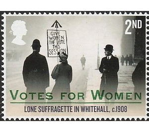 Lone Suffragette in Whitehall, c.1908 - United Kingdom 2018