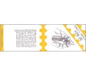 Long-horned Beetle (Ergates faber) - Czechoslovakia 1992