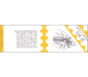 Long-horned Beetle (Ergates faber) - Czechoslovakia 1992