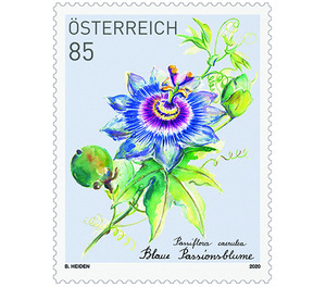 Loyalty bonus stamp 2019 – blue passionflower  - Austria 2020 - 85 Euro Cent