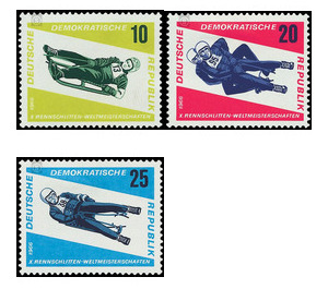 Luge World Championships, Friedrichroda (Thuringia)  - Germany / German Democratic Republic 1966 Set