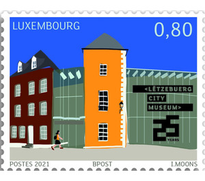Luxembourg City Museum, 25th Anniversary - Luxembourg 2021 - 0.80