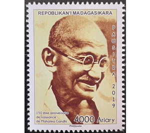 Mahatma Gandhi, 150th Anniversary of Birth - East Africa / Madagascar 2020