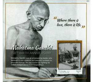 Mahatma Gandhi - Polynesia / Tuvalu 2020