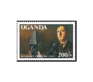 Making his appeal on BBC, 1940 - East Africa / Uganda 1991 - 200