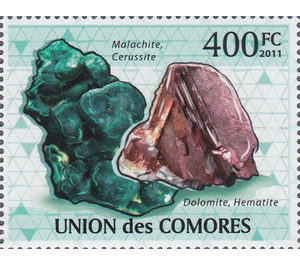 Malachite and Cerussite - East Africa / Comoros 2011 - 400