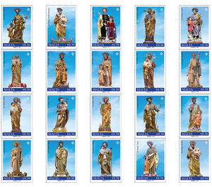 Maltese Festa 2020: Statues of St Joseph - Malta 2020 Set