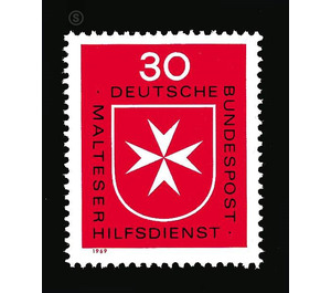 Malteser Relief Service 1969  - Germany / Federal Republic of Germany 1969 - 30 Pfennig