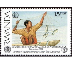 Man fishing - East Africa / Rwanda 1992 - 15