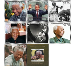 Mandela, Nelson - Caribbean / Dominica 2014 Set