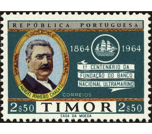 Manuel Pinheiro Chagas (1842-1895) - Timor 1964 - 2.50