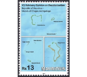 Map of Disputed Islands - East Africa / Mauritius 2019 - 13