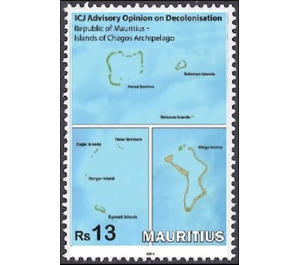 Map of Disputed Islands - East Africa / Mauritius 2019 - 13