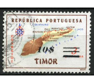 Map of Timor - Timor 1960 - 10