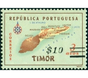 Map of Timor - Timor 1960 - 10