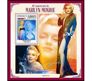 Marilyn Monroe (1926-1962) - East Africa / Djibouti 2021
