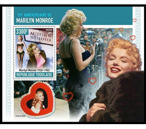 Marilyn Monroe (1926-1962) - West Africa / Togo 2021