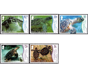 Marine Life Series I - Turtles - Caribbean / British Virgin Islands 2017 Set