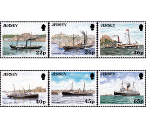 Maritime links with France - Jersey 2001 Set