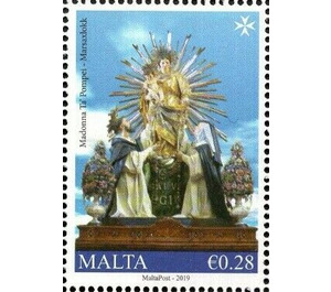 Marsaxlokk - Statue of Our Lady of Pompei - Malta 2019 - 0.28