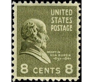 Martin Van Buren (1782-1862), eighth President of the U.S.A. - United States of America 1938