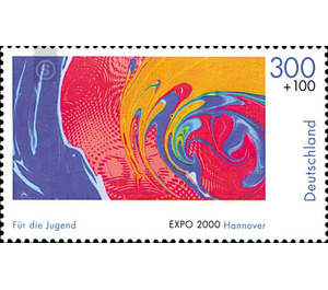 Meeting place for the world's youth  - Germany / Federal Republic of Germany 2000 - 300 Pfennig
