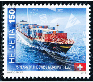 merchant fleet  - Switzerland 2016 - 150 Rappen