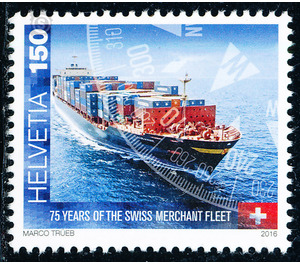 merchant fleet  - Switzerland 2016 - 150 Rappen
