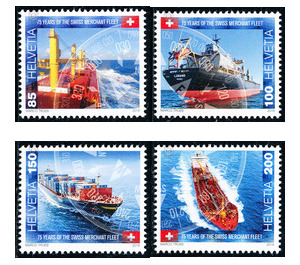 merchant fleet  - Switzerland 2016 Set