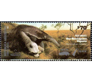 Mercosur : Giant Anteater (Myrmecophaga tridactyla) - South America / Argentina 2021