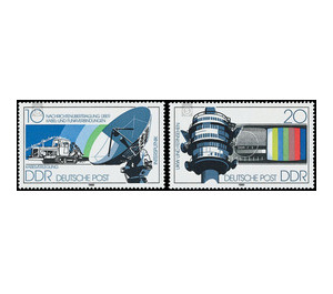 Message transmission means of the German post office  - Germany / German Democratic Republic 1980 Set