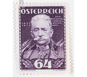 Military leaders  - Austria / I. Republic of Austria 1935 - 64 Groschen