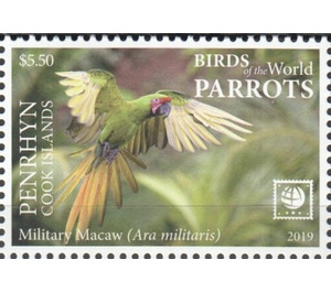 Military Macaw - Polynesia / Penrhyn 2019 - 5.50