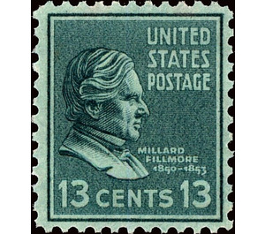 Millard Fillmore (1800-1874), 13th President of the U.S.A. - United States of America 1938