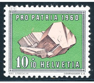 Minerals and fossils  - Switzerland 1960 - 10 Rappen