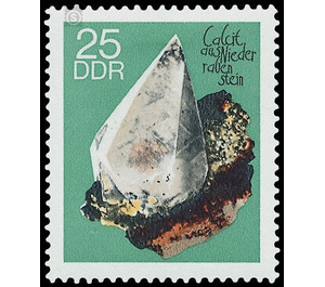Minerals from the collections of the Freiberg Mining Academy  - Germany / German Democratic Republic 1969 - 25 Pfennig