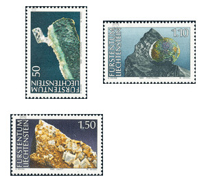 minerals  - Liechtenstein 1989 Set