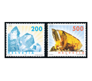 minerals  - Switzerland 2002 Set
