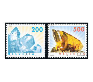 minerals  - Switzerland 2002 Set