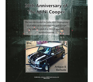 Mini Cooper, 20th Anniversary - Caribbean / Antigua and Barbuda 2021