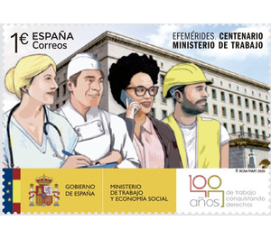 Ministry of Labor, Centenary - Spain 2020 - 1