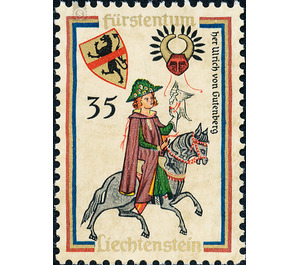 minstrel  - Liechtenstein 1961 - 35 Rappen