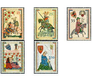 minstrel  - Liechtenstein 1961 Set